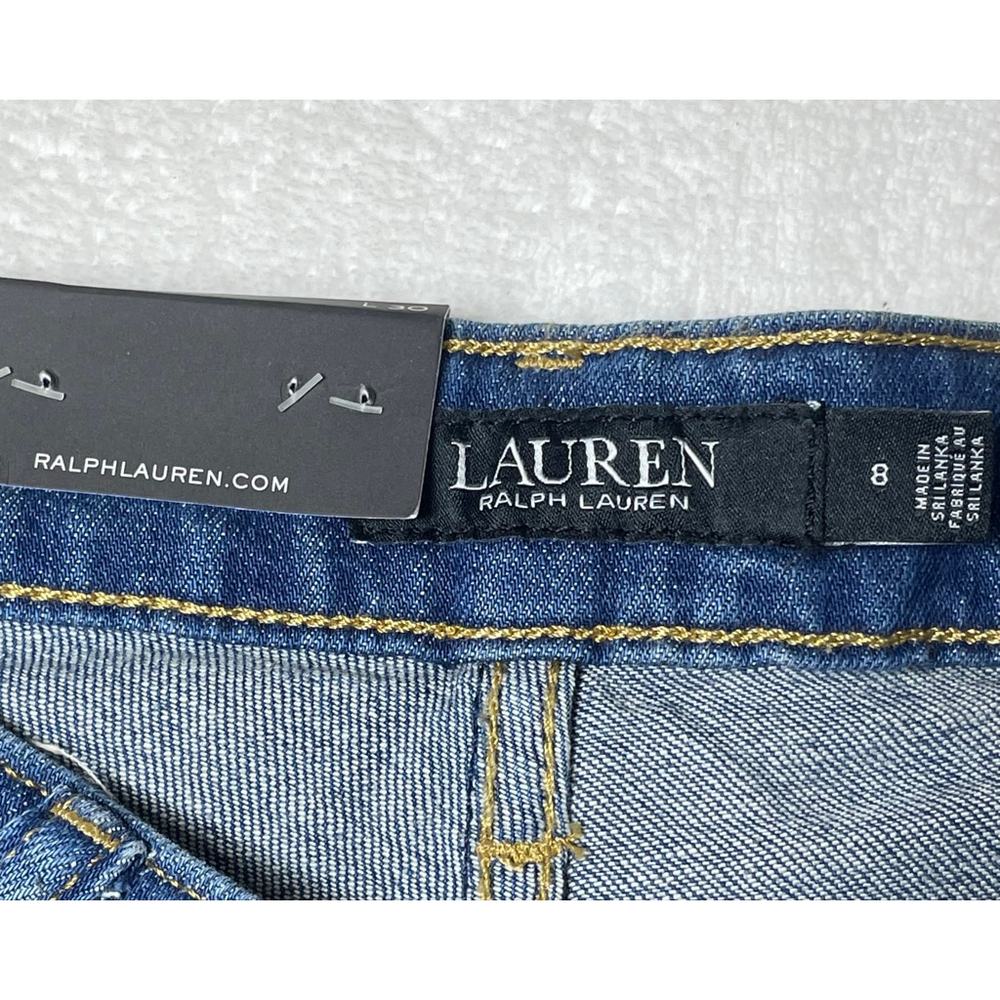 Women's Ralph Lauren High Rise Skinny Jeans Blue Size 8 - Picture 3 of 13
